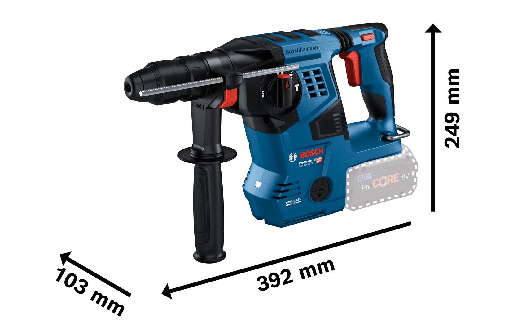Bosch Professional Bohrhammer GBH 18 V-28 CF