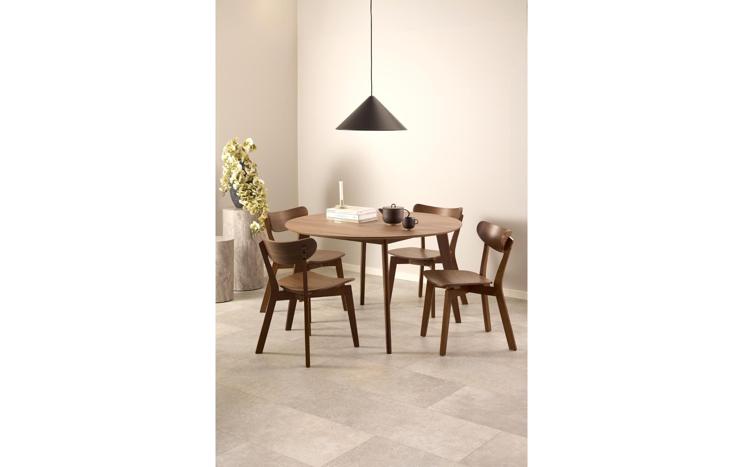 AC Design Tisch Roxby 120 x 76 cm, Braun