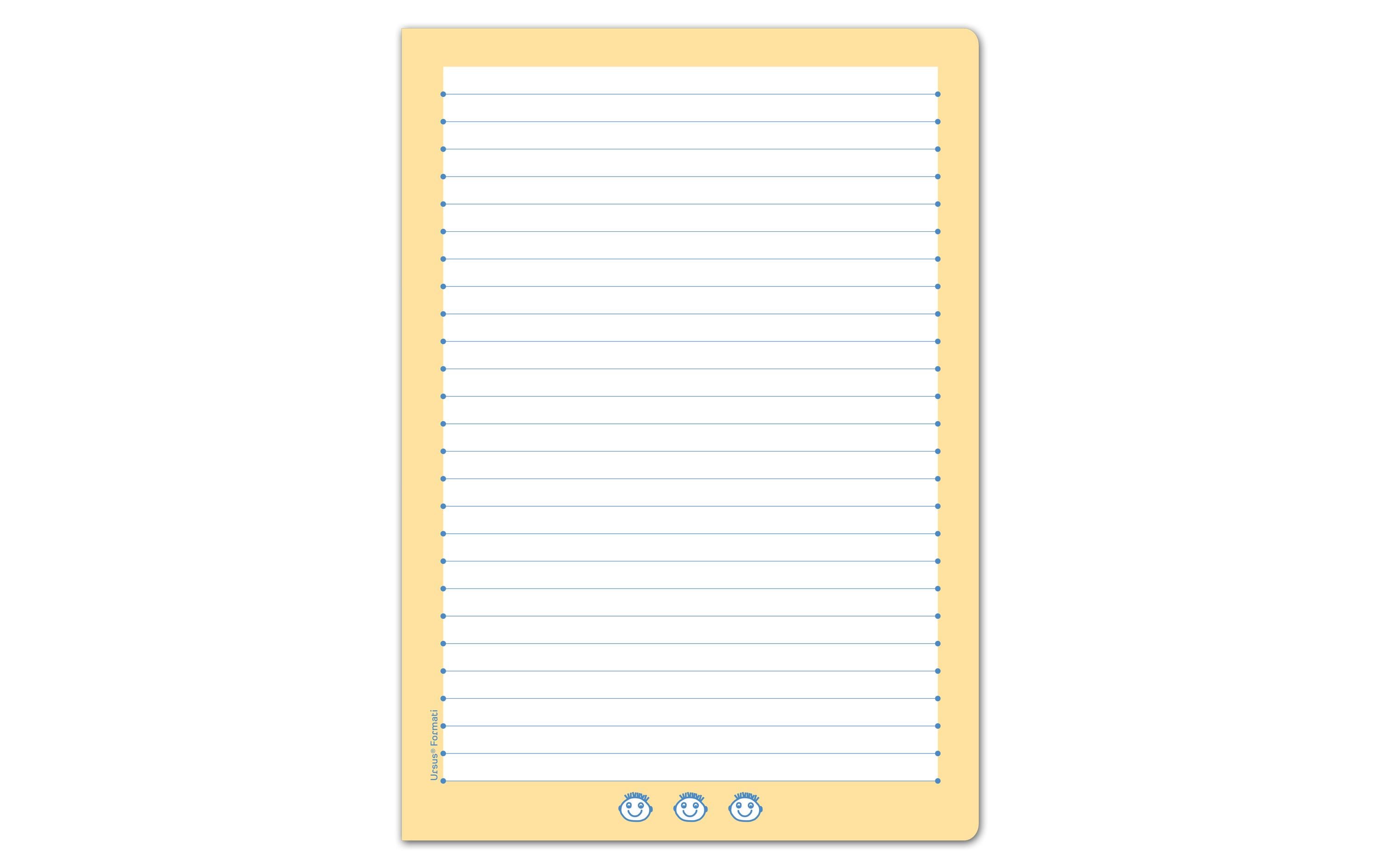 Formati Plus S.500, A4, Liniert, Blau Formati Plus S.500, A4, Liniert, Blau