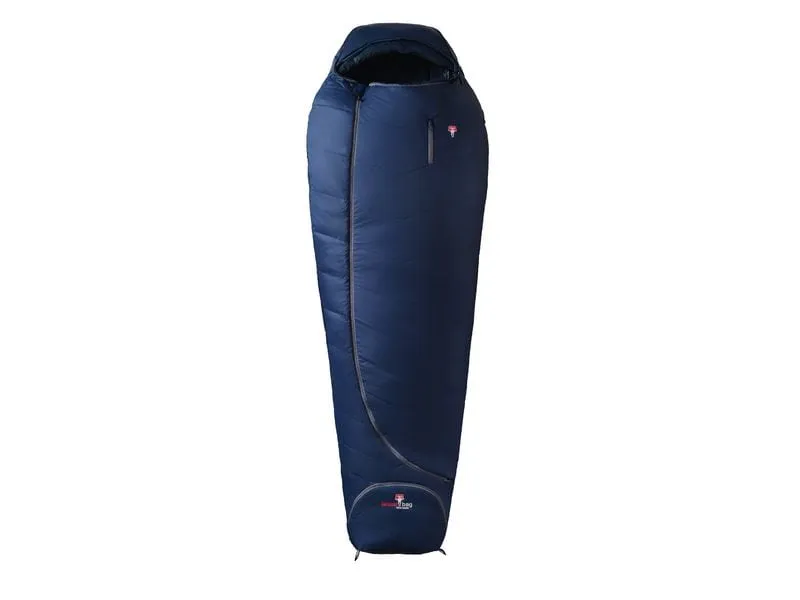 Grüezi Bag Schlafsack Biopod Wolle Zero XL 2 °C 200 cm, Nacht Blau Grüezi Bag Schlafsack Biopod Wolle Zero XL 2 °C 200 cm, Nacht Blau
