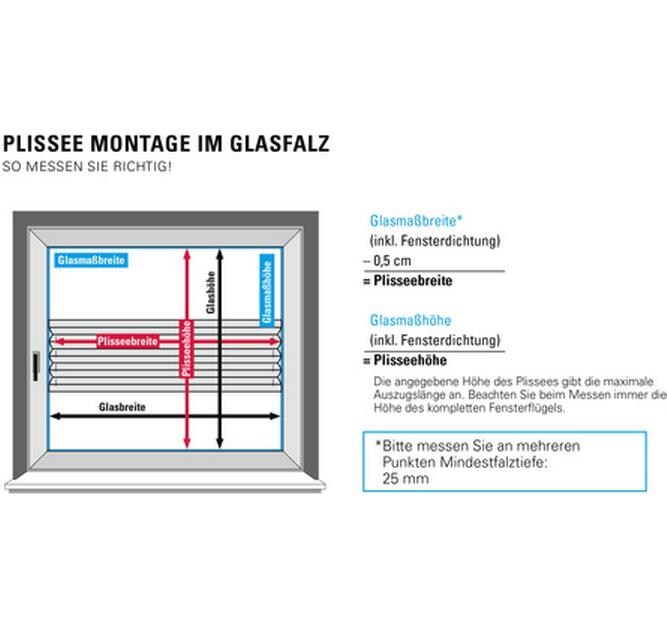 Gardinia Plissée Concept Thermo, Weiss, 40 x 130 cm