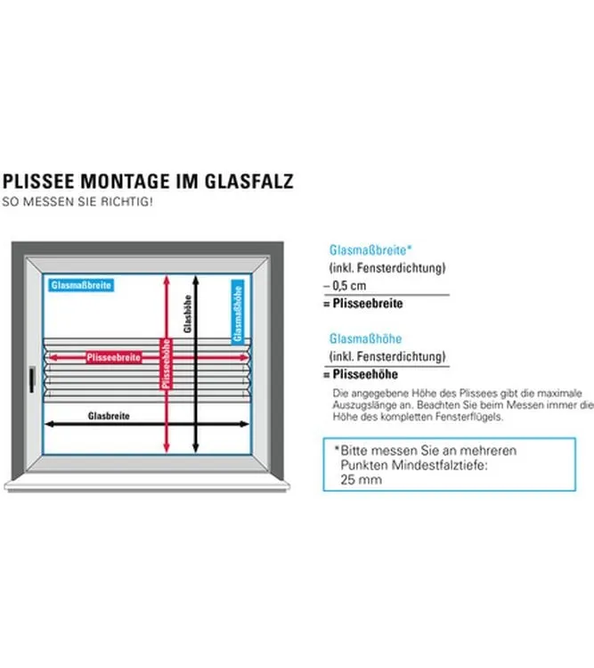 Gardinia Plissée Concept Thermo, Weiss, 50 x 130 cm