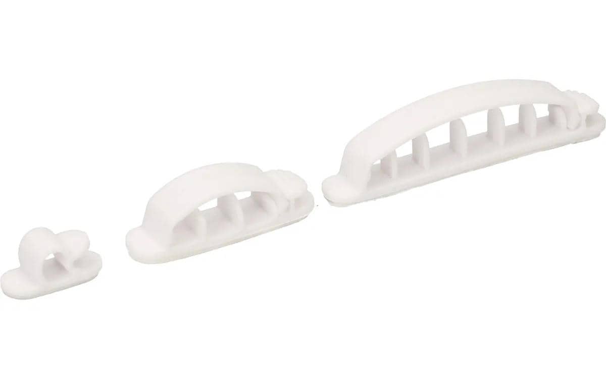 Max Hauri Kabel-Clip 8 Stück, Weiss Max Hauri Kabel-Clip 8 Stück, Weiss