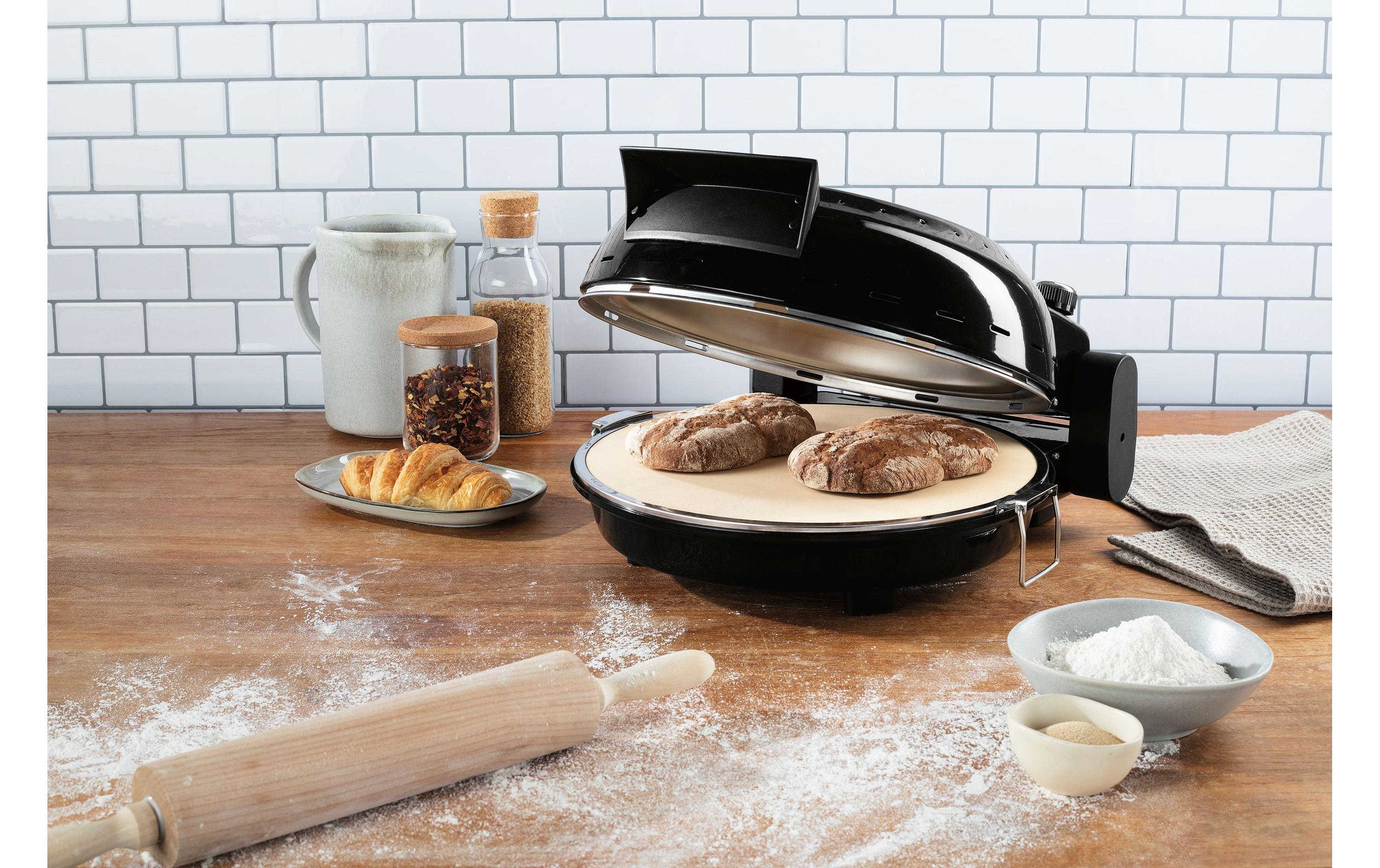 GOURMETmaxx Pizzaofen Ø 30 cm, Schwarz