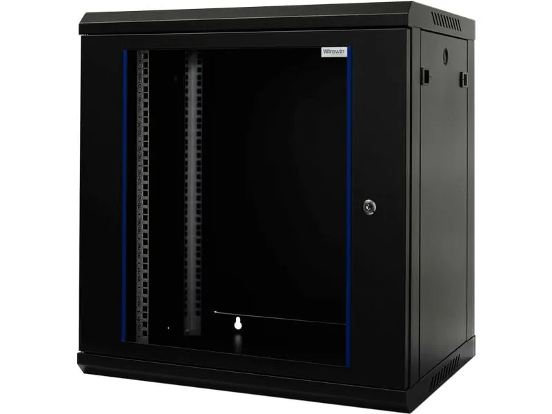 Wirewin Wandschrank 600X600X12U Pro 3rd Gen 19 / 12HE / Schwarz