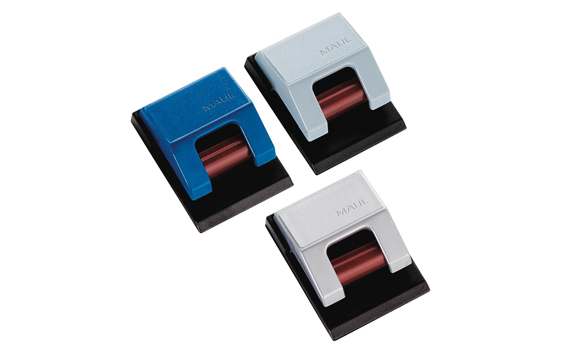 Maul Papierklemme S 10 Stück, Blau