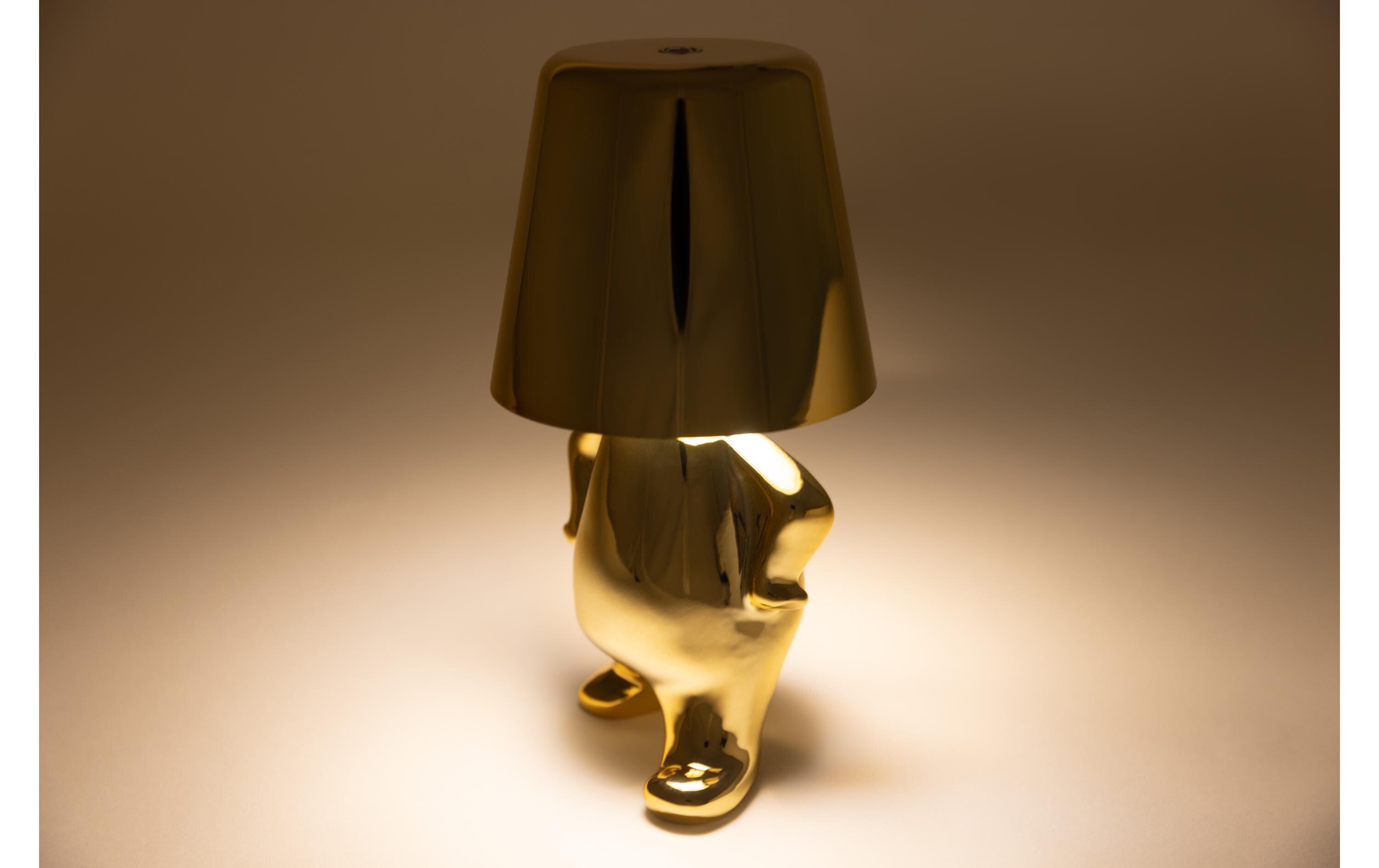 COCON Goldene Tischleuchte BOSS