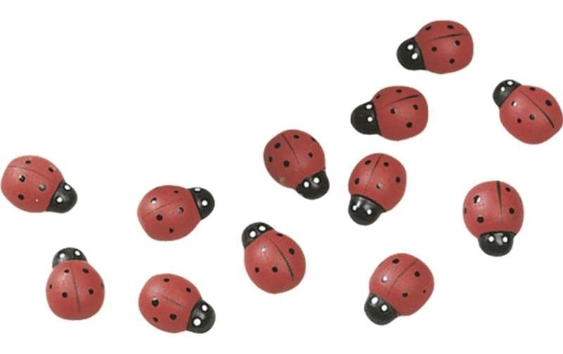 Knorr Prandell Streudeko 2 cm Holzmarienkäfer, 12 Stück