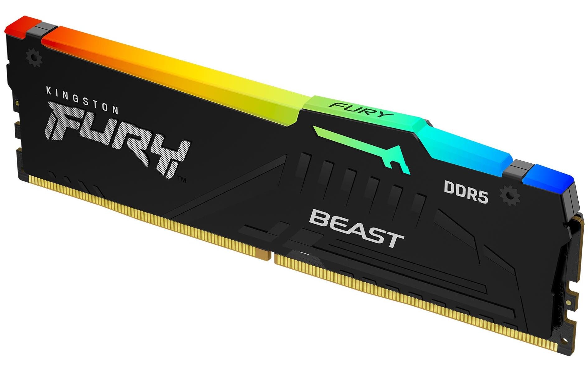 Kingston DDR5-RAM FURY Beast RGB 5600 MHz 1x 16 GB