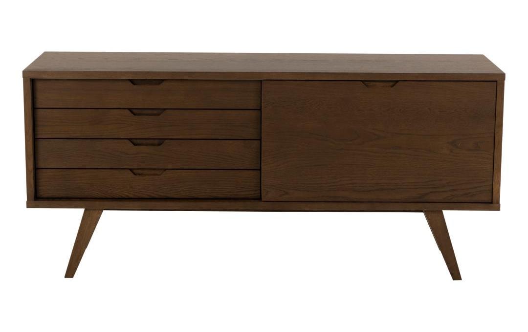 AC Design Sideboard A-Line 160 x 45 x 72 cm, Dunkelbraun