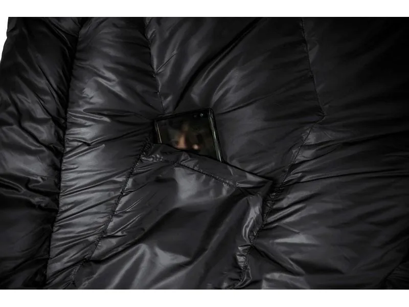 Grüezi Bag Schlafsack DownWool Subzero 2.0 -8 °C 175 cm, Schwarz