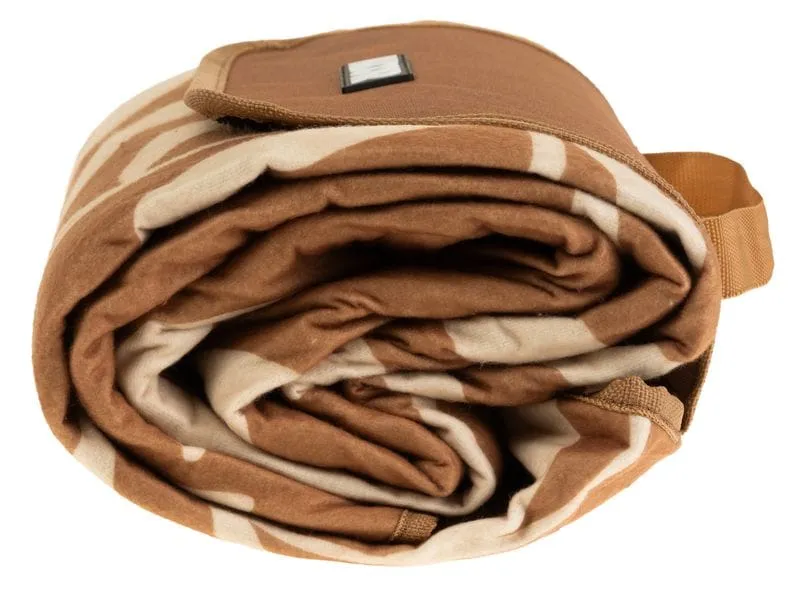 KOOR Picknickdecke Leaves, Braun 135 x 160 cm KOOR Picknickdecke Leaves, Braun 135 x 160 cm