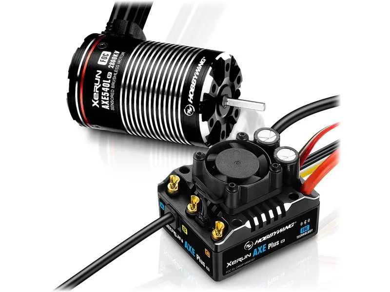 Hobbywing Brushless-Antriebsset AXE Plus R3 Combo 2800 kV 2-6S Hobbywing Brushless-Antriebsset AXE Plus R3 Combo 2800 kV 2-6S