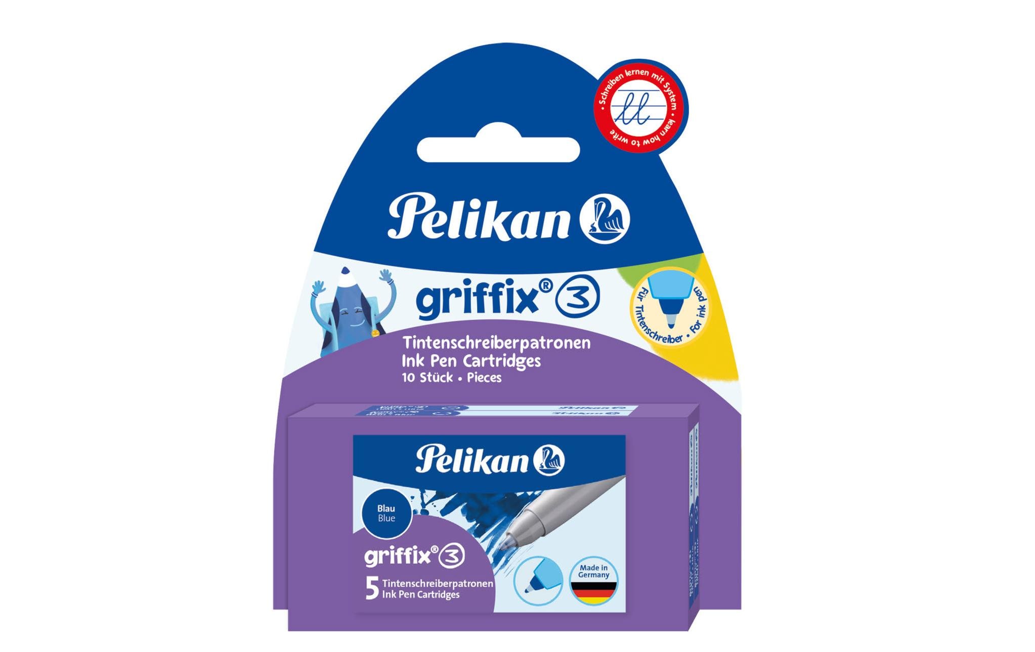 Pelikan Tintenpatrone Griffix Königsblau, 2 x 5 Stk. Pelikan Tintenpatrone Griffix Königsblau, 2 x 5 Stk.