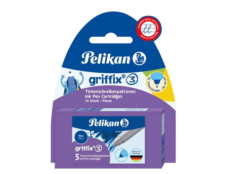 Pelikan Tintenpatrone Griffix Königsblau, 2 x 5 Stk. Pelikan Tintenpatrone Griffix Königsblau, 2 x 5 Stk.