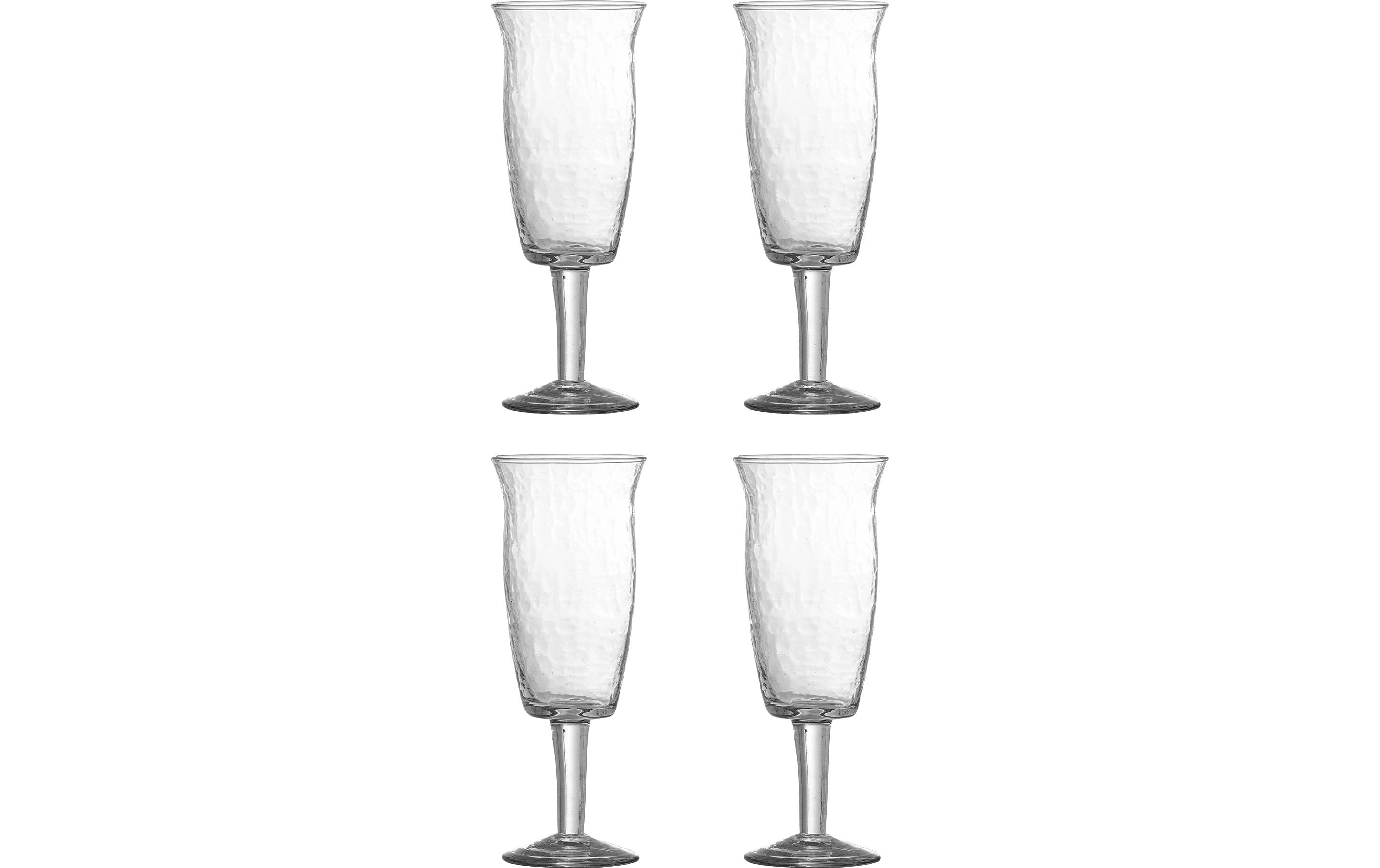 Bloomingville Rotweinglas Asha 125 ml, 4 Stück, Transparent