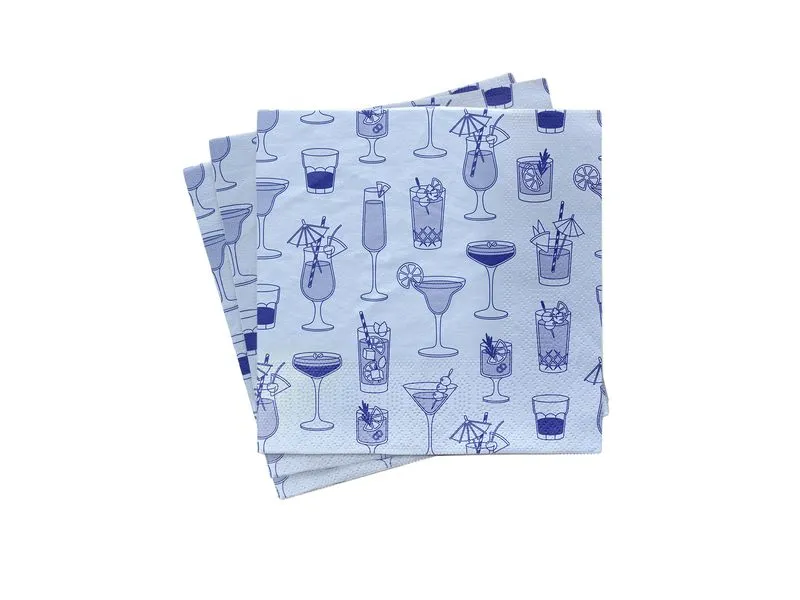 Chic Mic Cocktailservietten After hours 33 x 33 cm Chic Mic Cocktailservietten After hours 33 x 33 cm