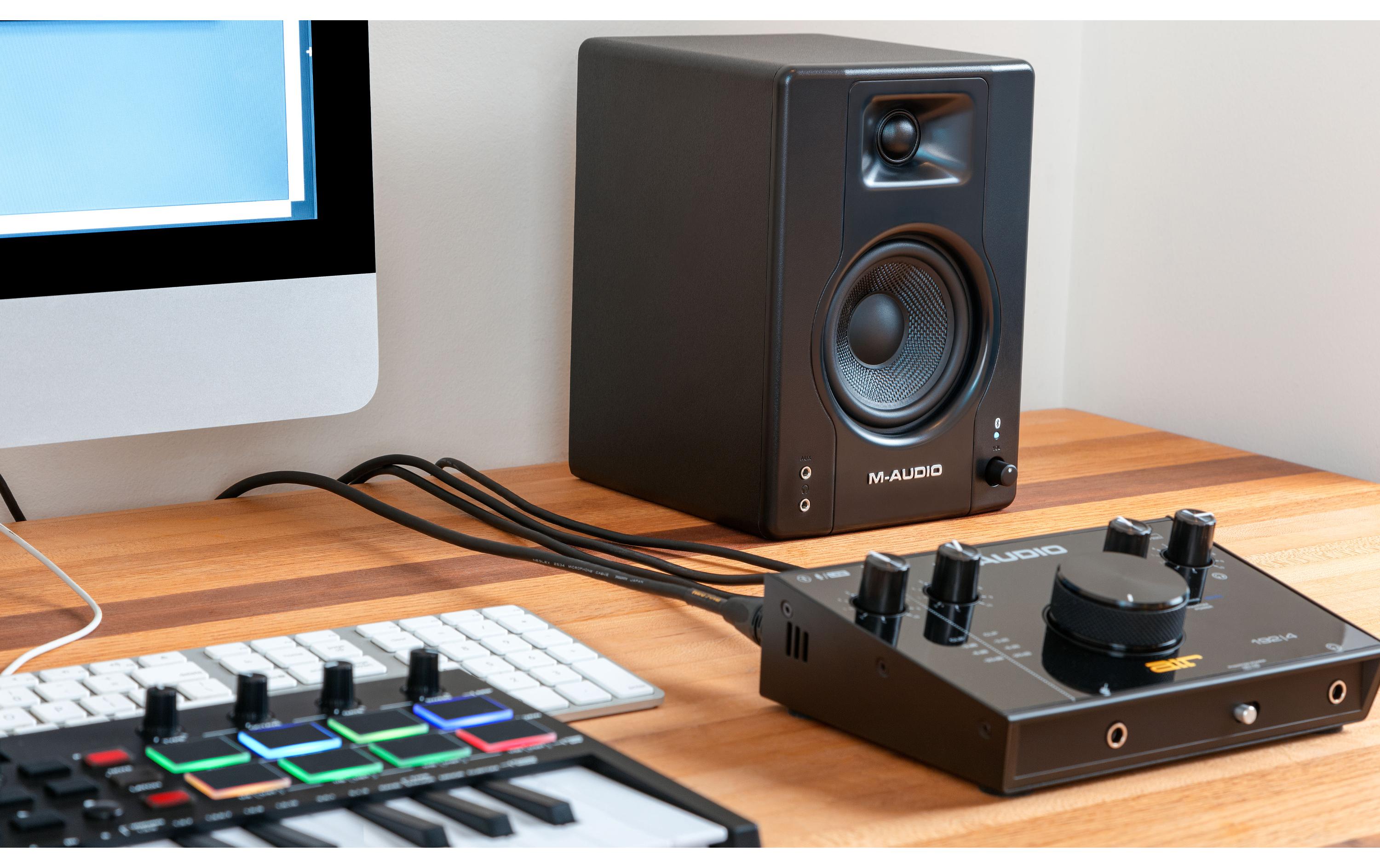 M-Audio Studiomonitore BX3BT Schwarz