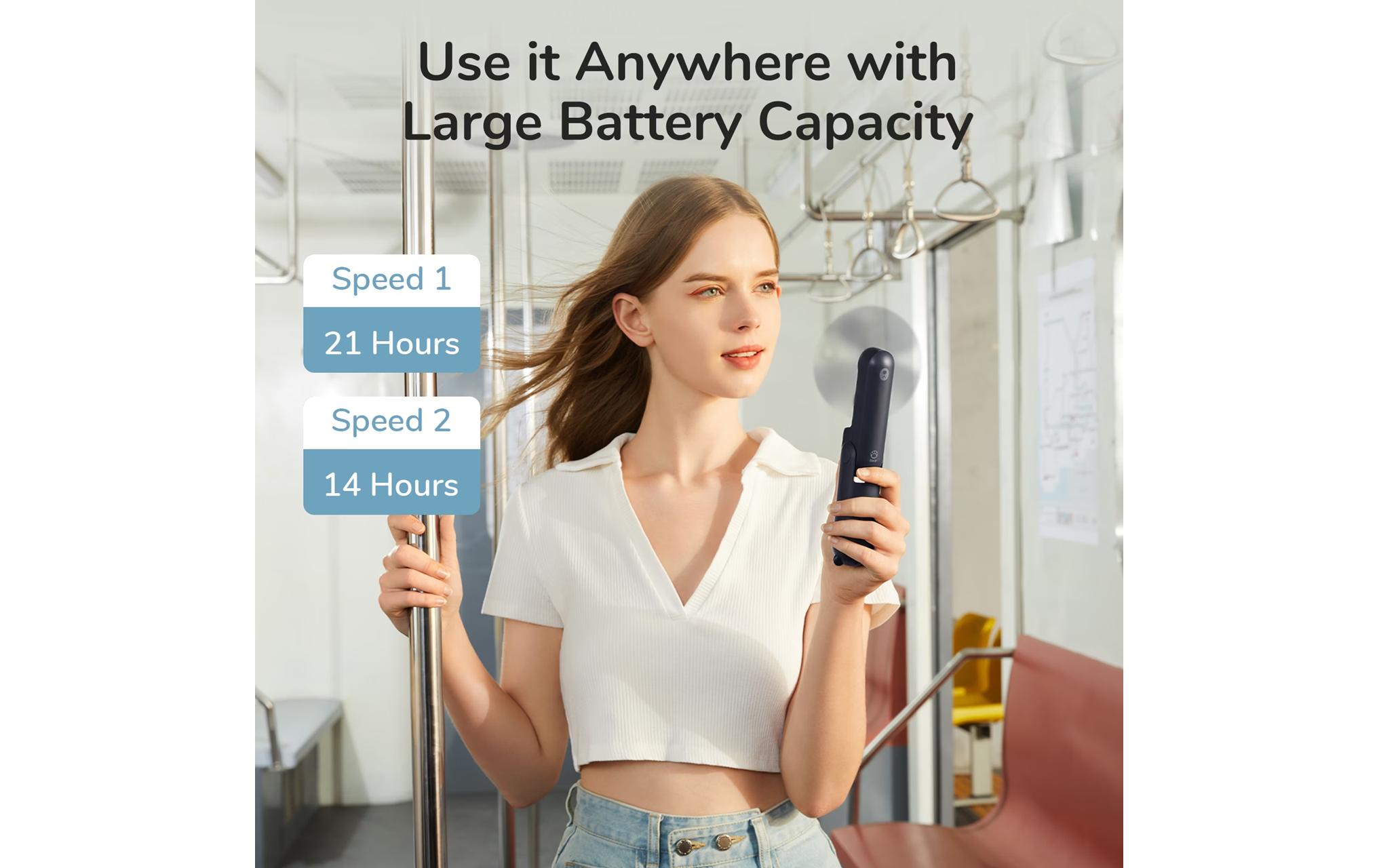 Jisulife Handventilator Life 8 Dunkelblau