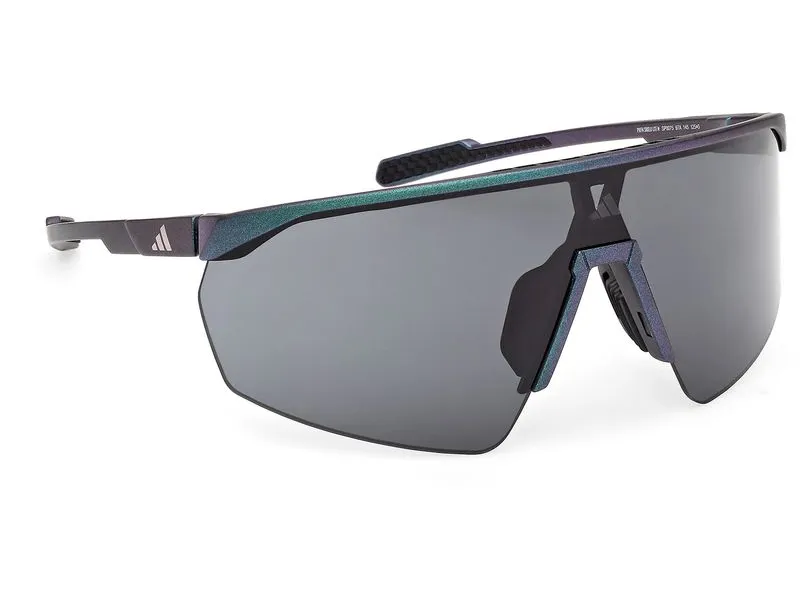 adidas Sonnenbrille SP0075 Sonnenbrille, Green Matt, Lens Smoke