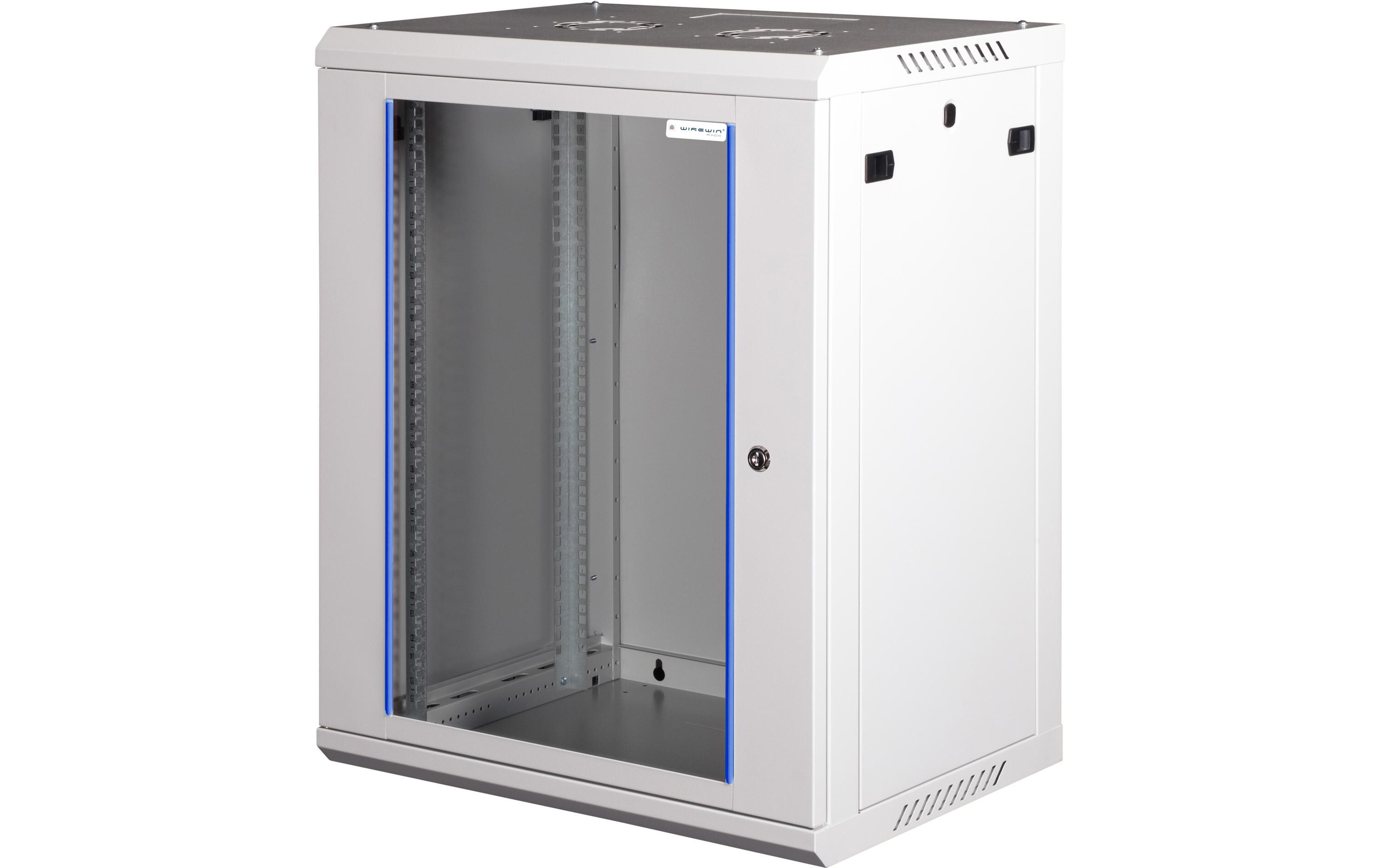 Wirewin Wandschrank 600X450X12U Pro 3rd Gen 19 / 12HE / Grau Wirewin Wandschrank 600X450X12U Pro 3rd Gen 19 / 12HE / Grau