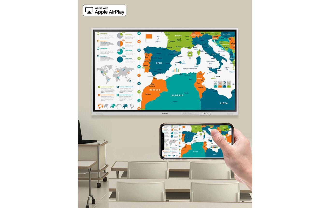 Samsung Touch Display Flip Pro 4 WM85B Infrarot 85 Samsung Touch Display Flip Pro 4 WM85B Infrarot 85