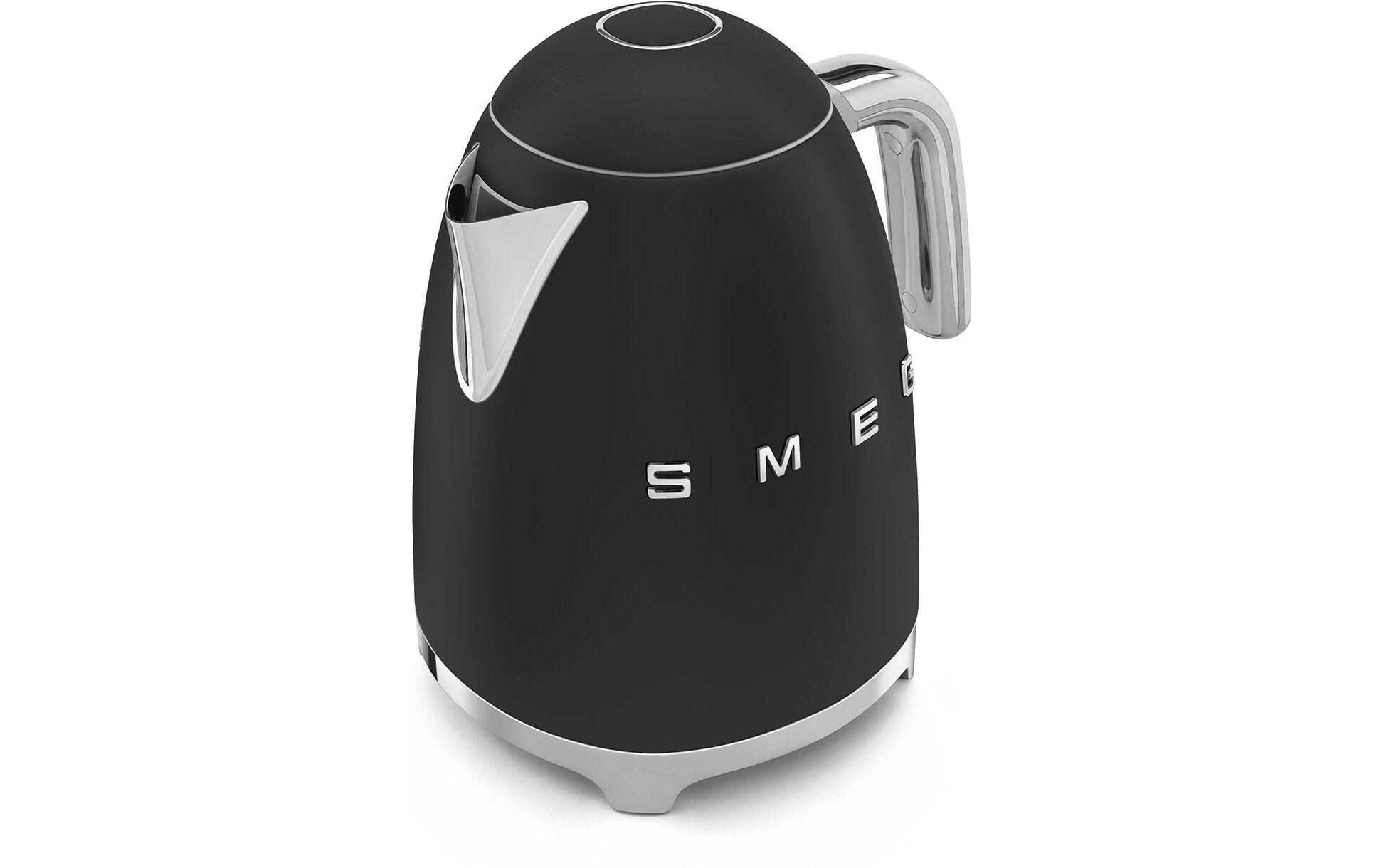 SMEG Wasserkocher 50's Style KLF03BLMEU 1.7 l, Schwarz matt