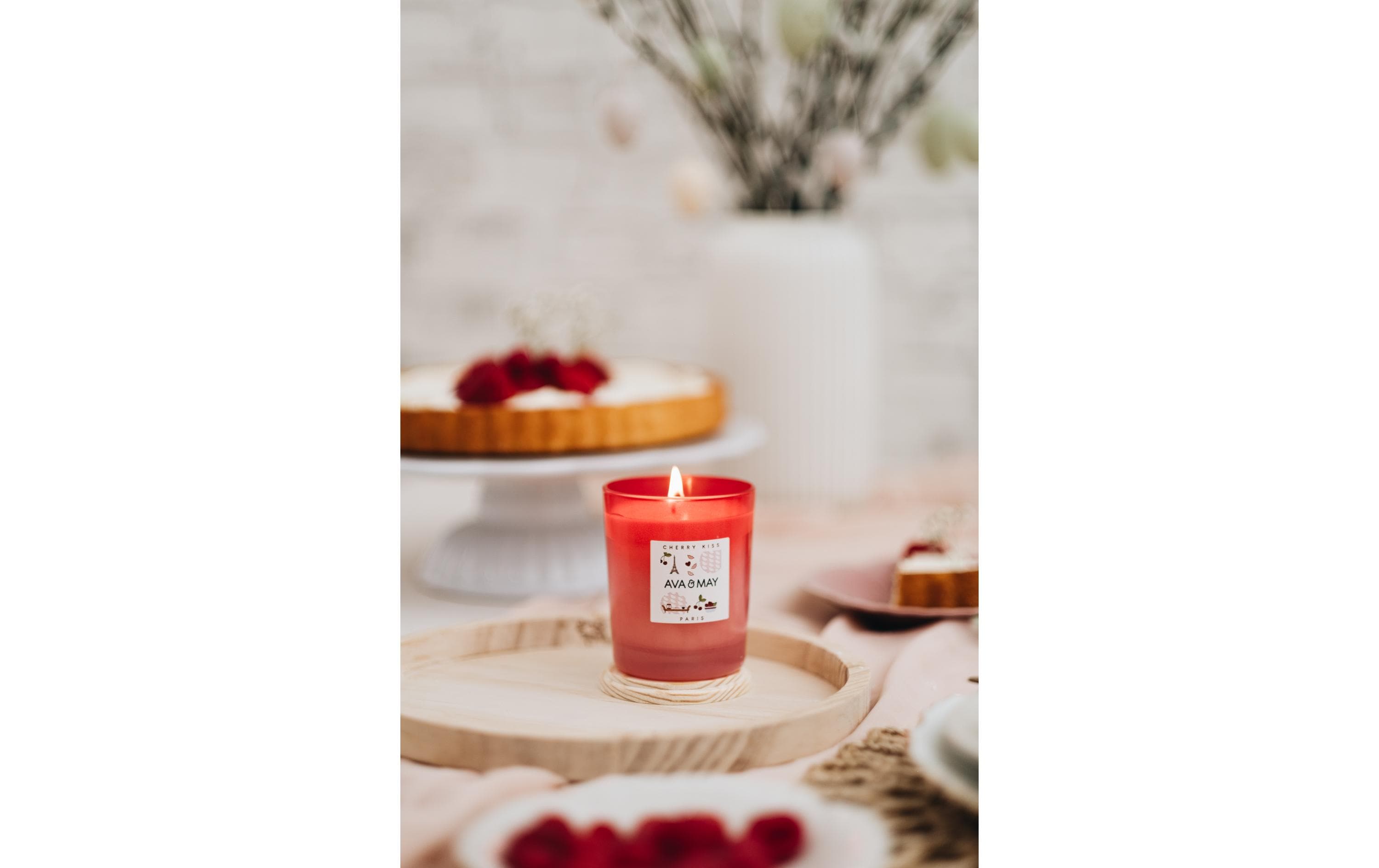 AVA & MAY Duftkerze Cherry Kiss 180 g