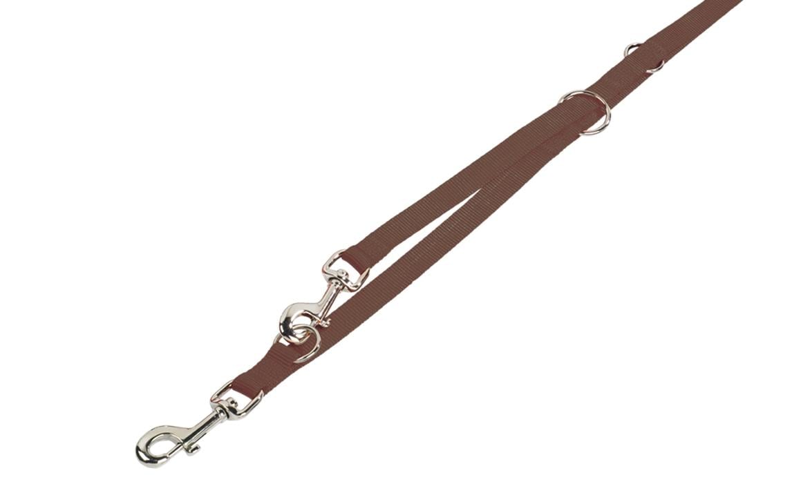 Nobby Hundeleine Classic L, 2 m, 25 mm, Braun
