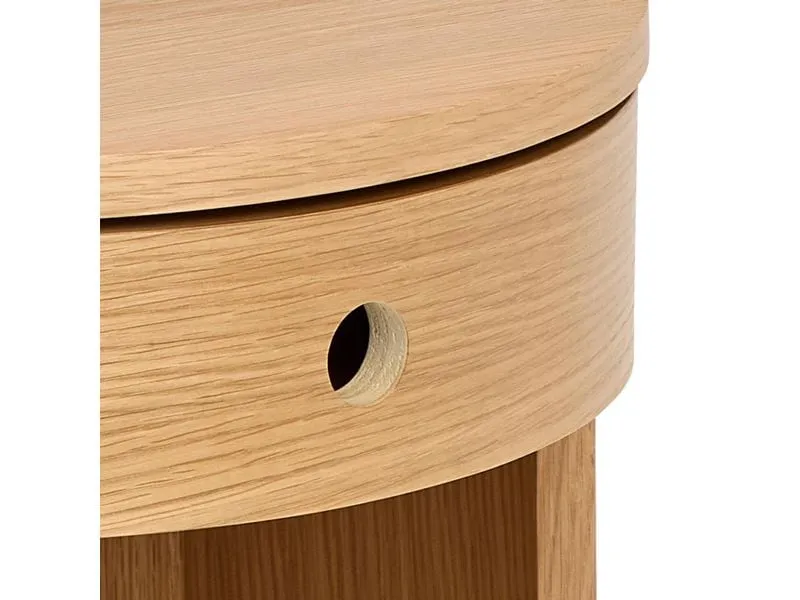AC Design Nachttisch Paron Hellbraun, 40 x 31.5 x 60 cm