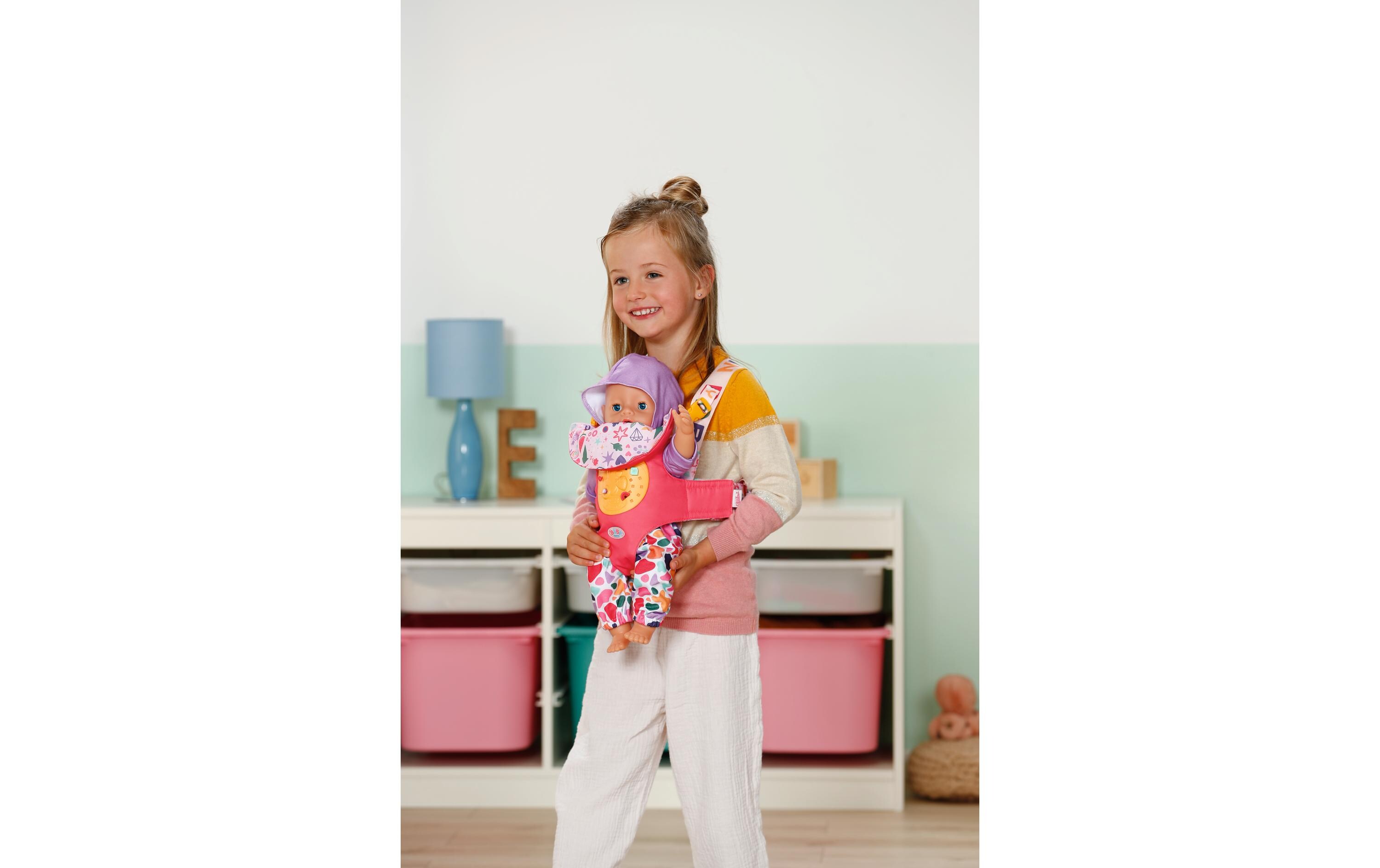 Baby Born Puppenzubehör Pinplay Babytrage