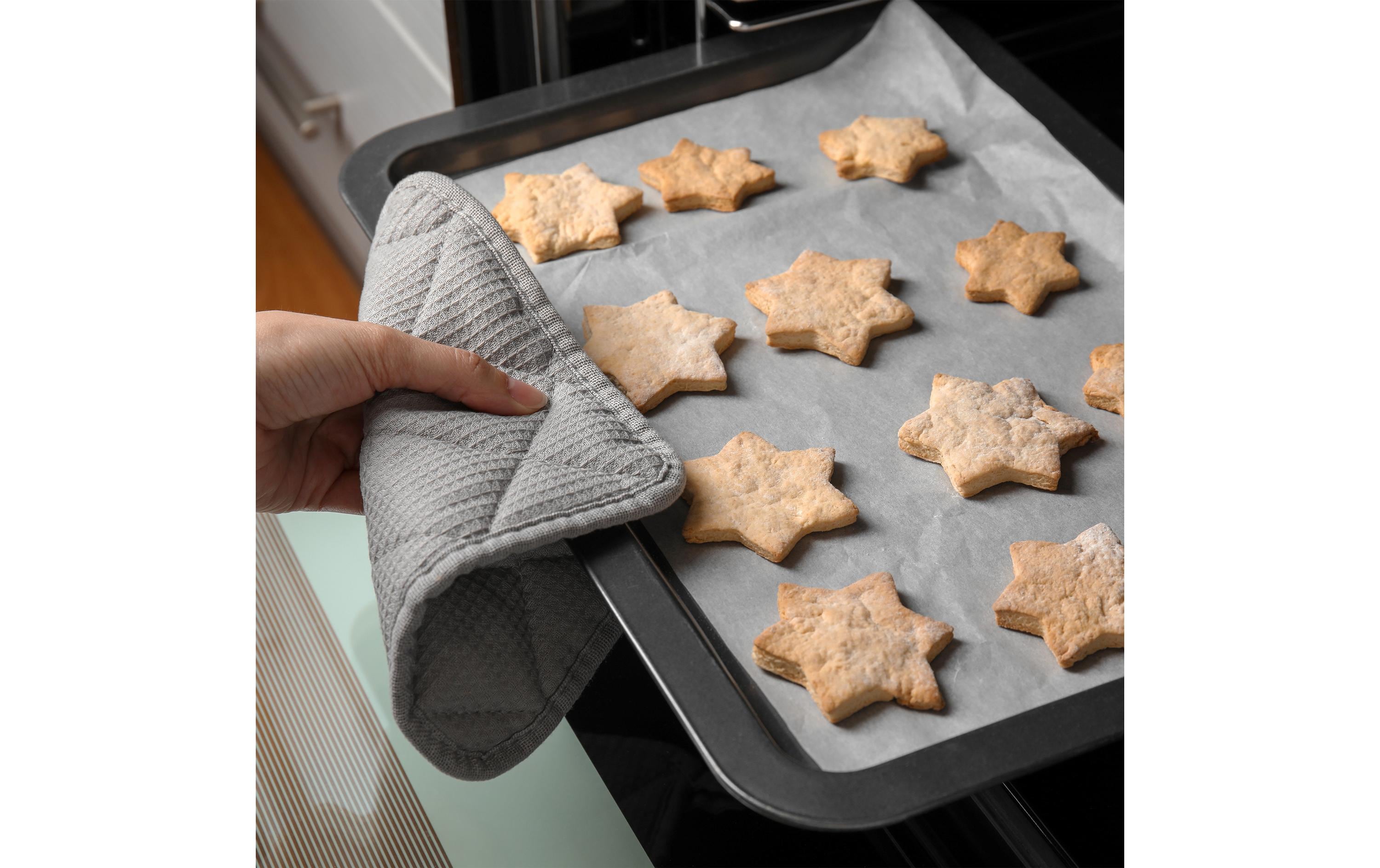 relaxdays Backform eckig 40.5 cm x 32.5 cm, Schwarz