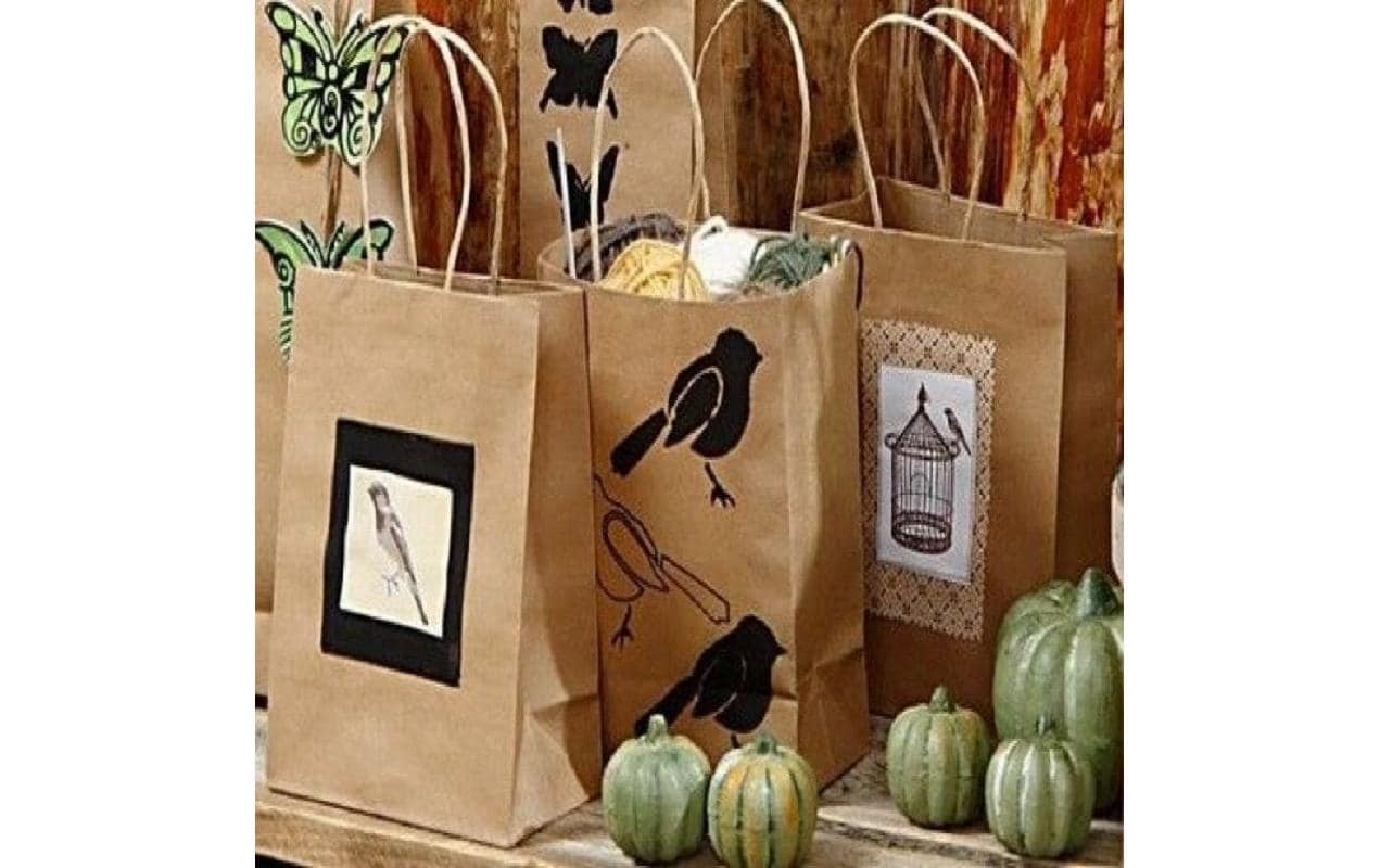 Creativ Company Geschenktasche 33 x 26 x 13 cm, 10 Stück