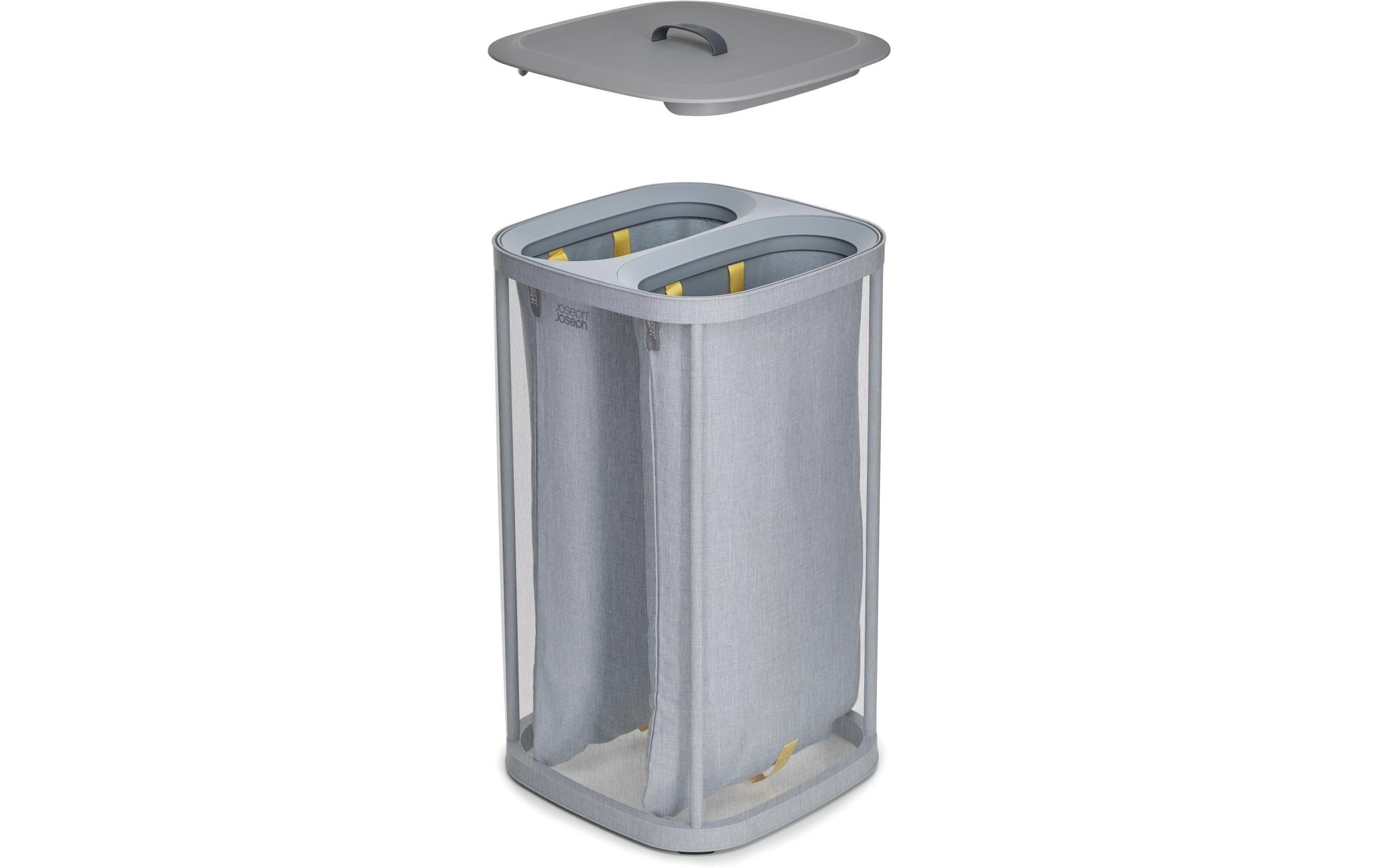 Joseph Joseph Wäschekorb Tota 60 L, 2x 30 L, Grau