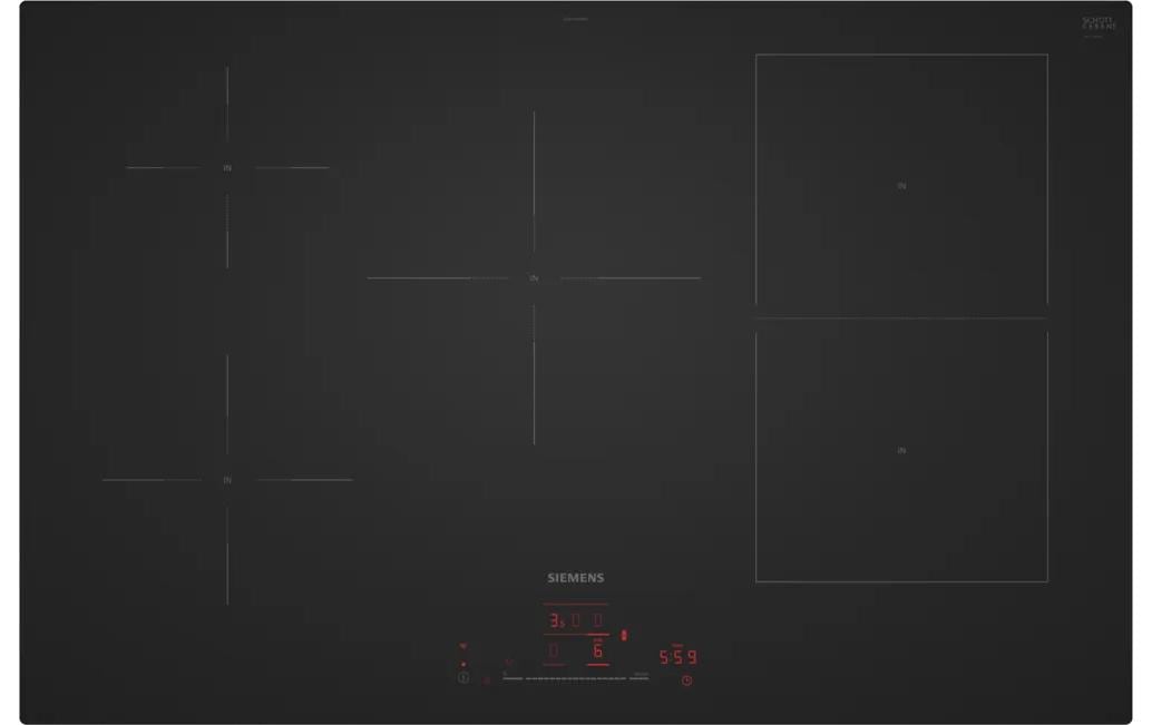 Siemens Induktionskochfeld iQ500 ED81AHWB1E Rahmenlos aufliegend