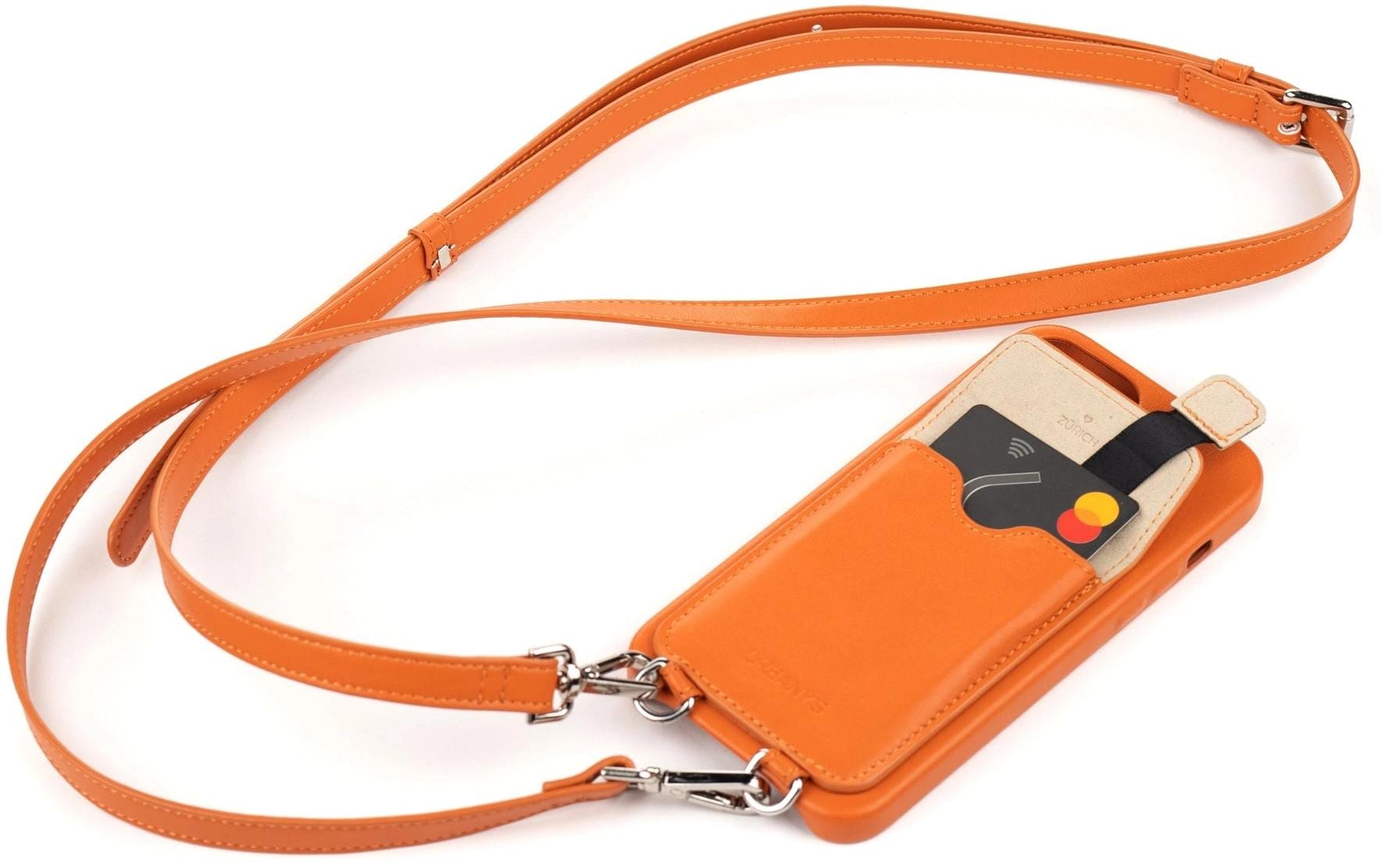 Urbany's Necklace Case Handekette+ iPhone 15 Pro Max Pumpkin Pie