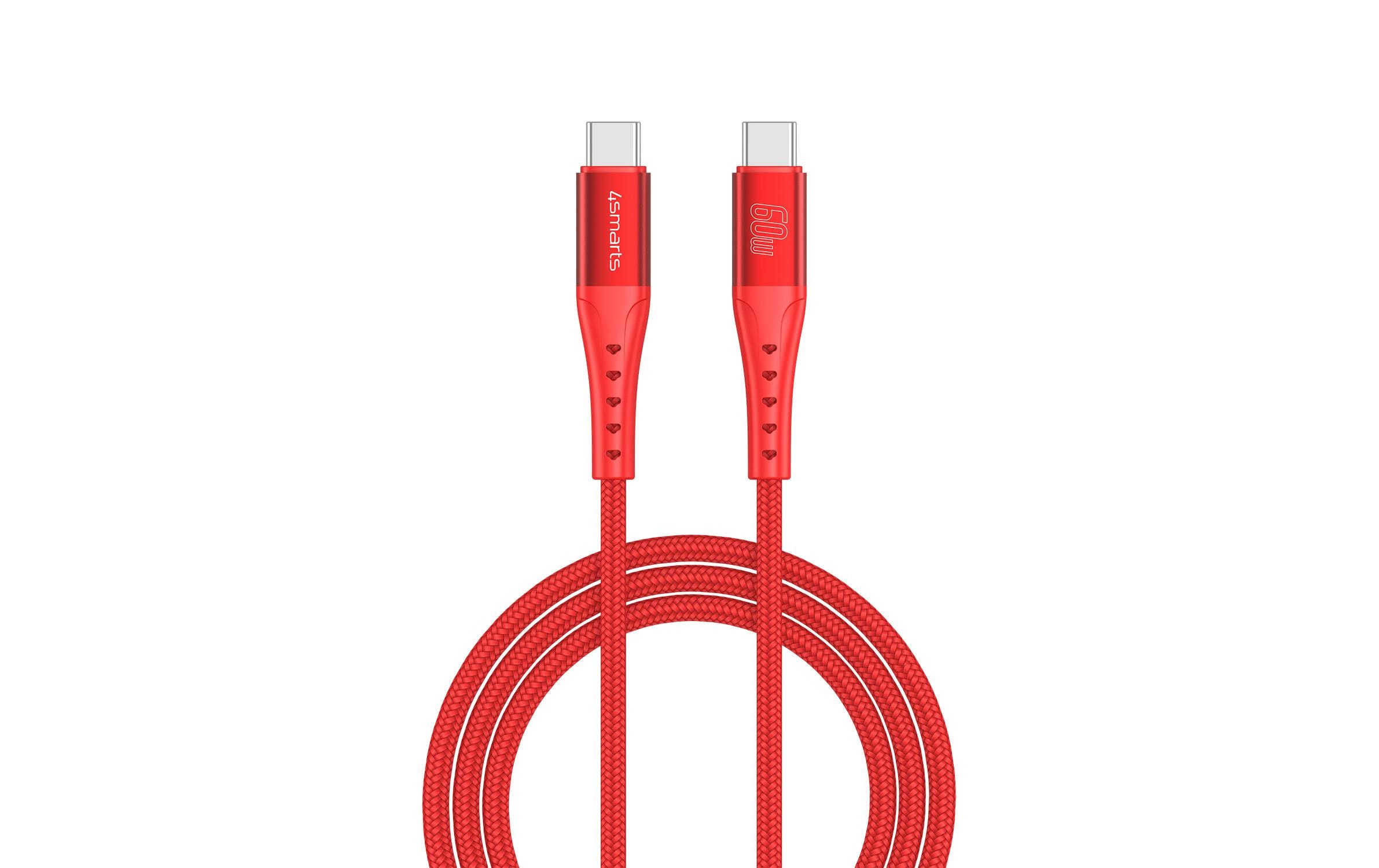 4smarts USB 2.0-Kabel Data and charging cable USB C - USB C 1.5 m 4smarts USB 2.0-Kabel Data and charging cable USB C - USB C 1.5 m