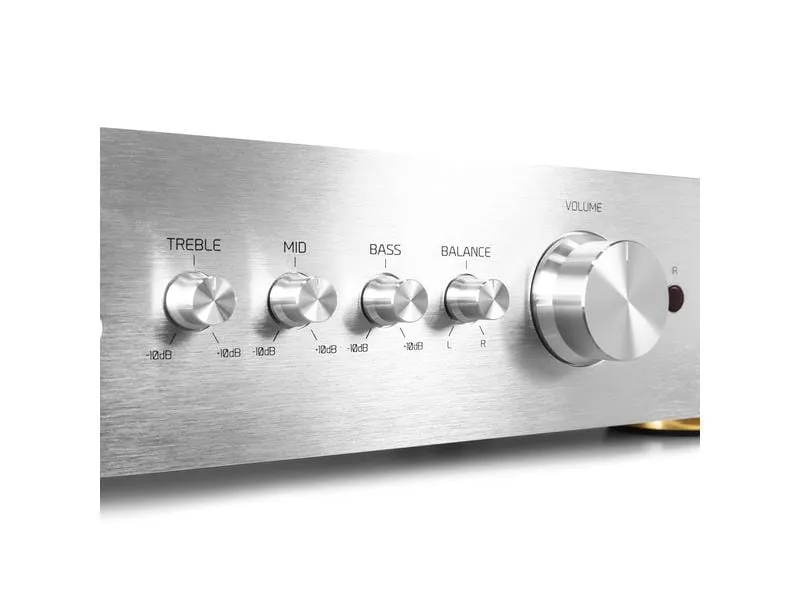 Audizio Stereo-Verstärker AD420A Silber
