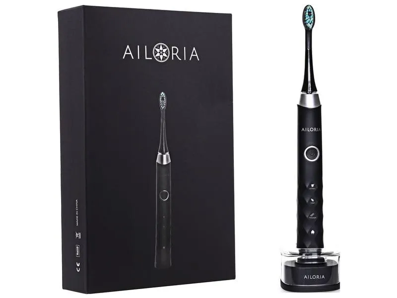 Ailoria Schallzahnbürste Shine Bright Schwarz Ailoria Schallzahnbürste Shine Bright Schwarz