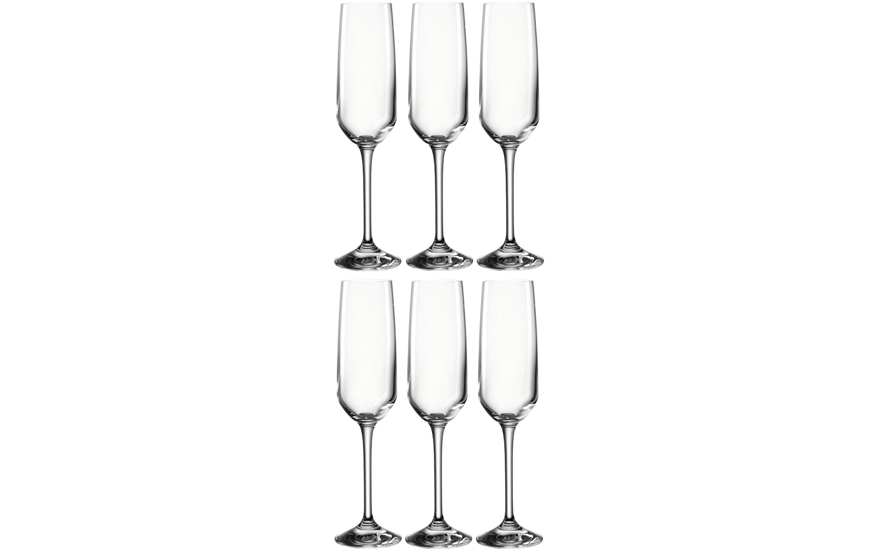 Montana Champagnerglas Vivid 160 ml, 6 Stück, Transparent 