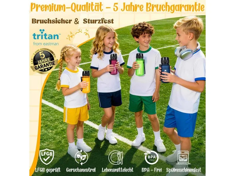 4Fresh Colourful Frosted 350 ml, Blau 4Fresh Colourful Frosted 350 ml, Blau