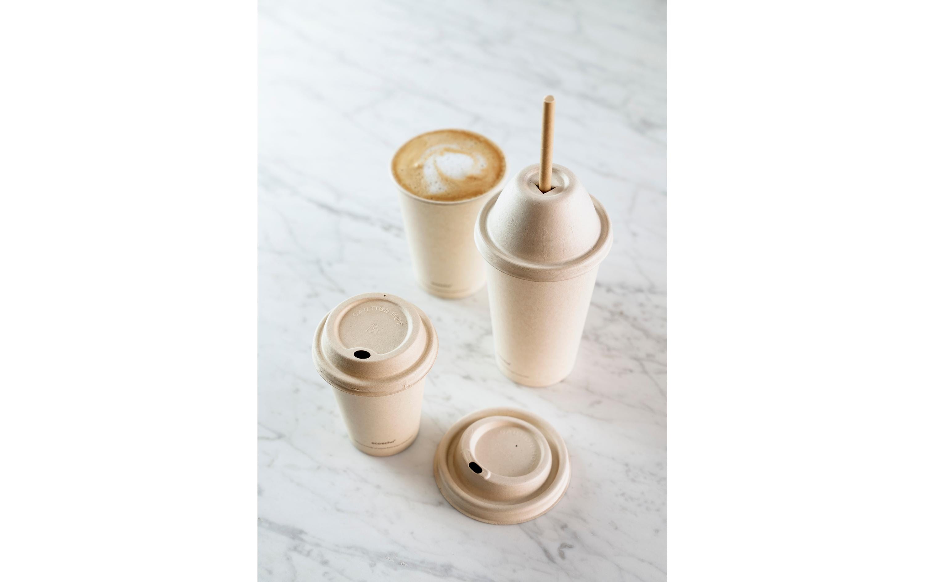 BioPak Strohhalme 23 cm x Ø 8 mm Braun, 100 Stück