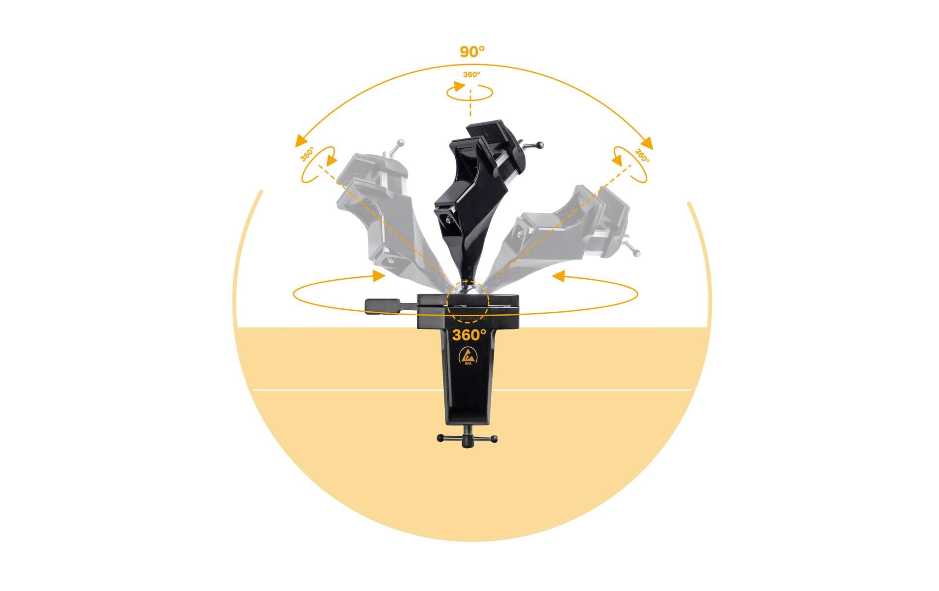 Bernstein Werkzeuge Schraubstock ESD SPANNFIX 70 mm Bernstein Werkzeuge Schraubstock ESD SPANNFIX 70 mm