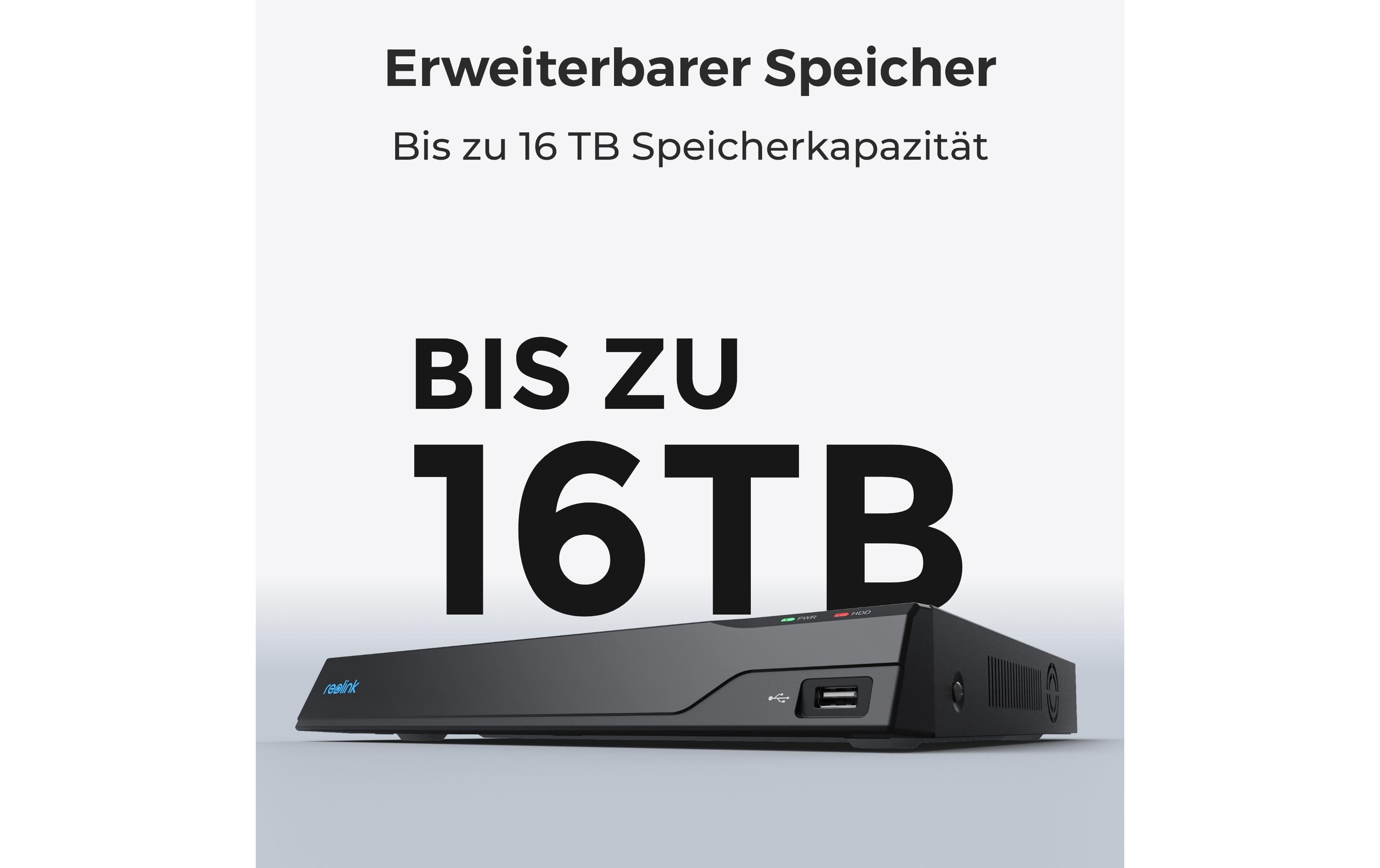 Reolink Netzwerkrekorder NVS16 4 TB, 16 Kanal