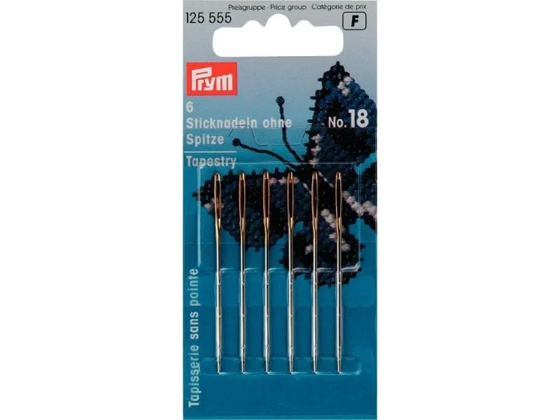 Prym Sticknadel Nr. 18, 6 Stück Prym Sticknadel Nr. 18, 6 Stück