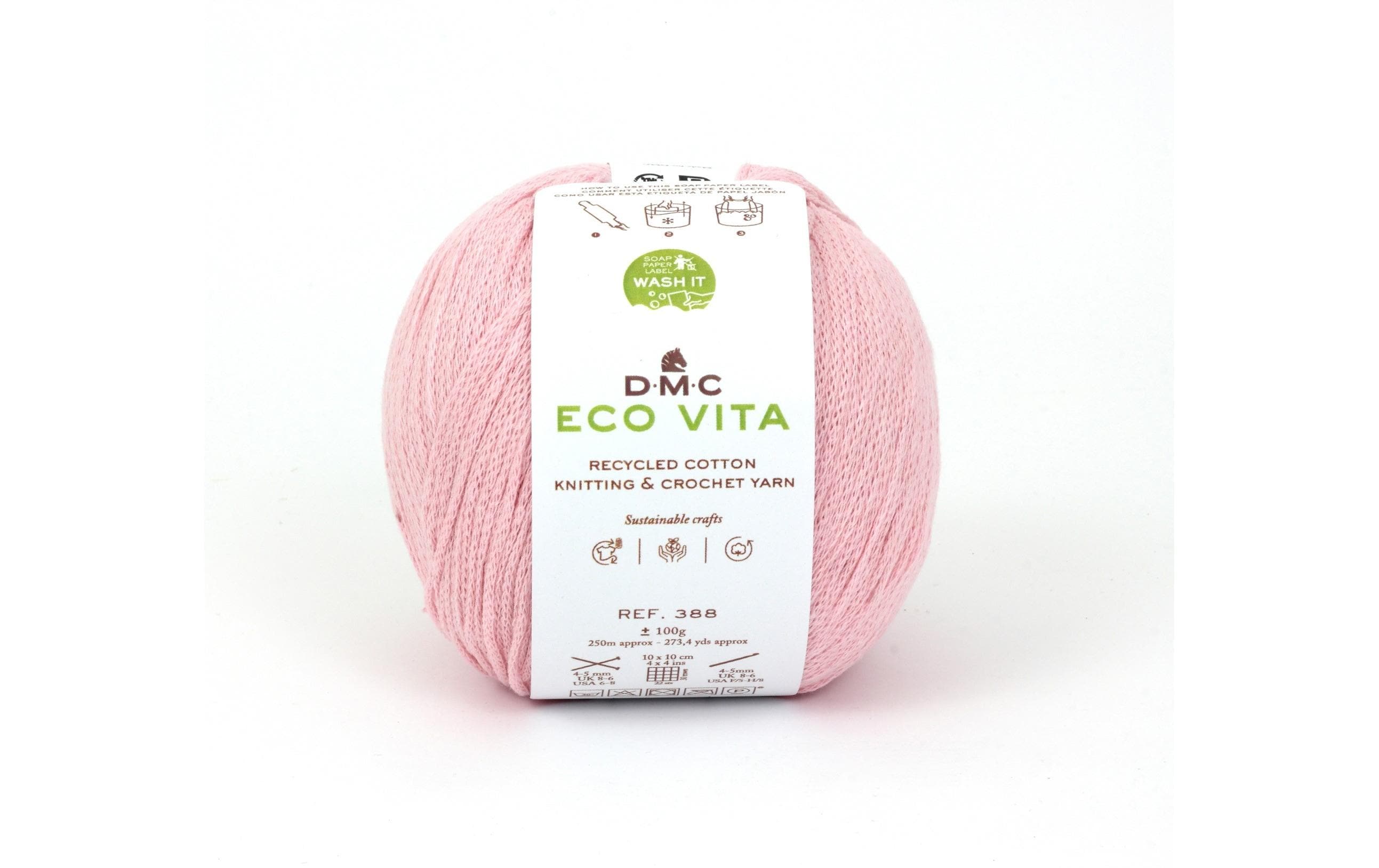 DMC Wolle Eco Vita 100 g, Rosa
