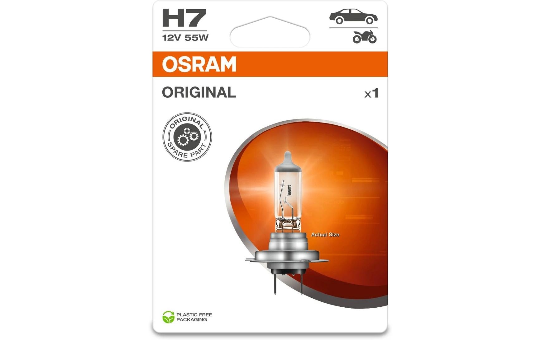 OSRAM H7 Singleblister 12 V PKW