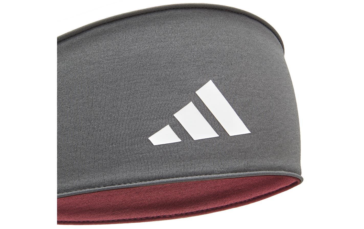 adidas Reversible Headband Grau/Rot