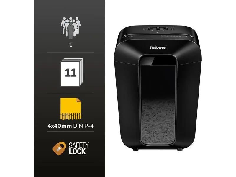 Fellowes Aktenvernichter Powershred LX70 P-4, 11 Seiten