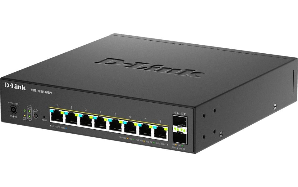 D-Link PoE Switch DMS-1250-10SPL 10 Port